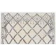 Beige MOROCCAN Berber Beni Ourain Design Rug with black patterns, HANDMADE, 100% Wool, Tribal Rug, Moroccan rug, Beni Ourain Rug, Berberi Rug