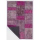 4' x 6' (122x183 cm) Pink and Lavender colored Patchwork Rug