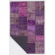 4' x 6' Purple, Lavender and Orchid Color Patchwork Rug