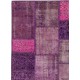 4' x 6' (122x183 cm) Purple Lavender Lilac Orchid Color Patchwork Rug