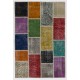 4'x6' Multicolor PATCHWORK Rug 