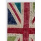 122x183 cm British Flag Union Jack Design Multicolor Patchwork Rug