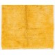 Dark Yellow Turklish Tulu Rug, HANDMADE, 100% Wool