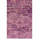 Lilac color MOROCCAN Berber Beni Ourain Design Rug with Lavender patterns, HANDMADE, 100% Wool