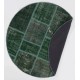 Circular Round Green Color PATCHWORK Rug