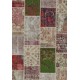 152x245 cm Multicolor UNDYED PATCHWORK Handmade Rug