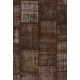 5' X 8' (152x245 cm) Chestnut Brown Colour PATCHWORK Rug