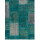 152x245 cm Turquoise Blue Color PATCHWORK Rug