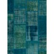 152x245 cm Turquoise Blue Colour PATCHWORK Rug
