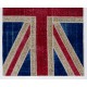 152x245 cm British Flag Union Jack Design Multicolor PATCHWORK RUG 