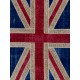 152x245 cm British Flag Union Jack Design Multicolor PATCHWORK RUG 