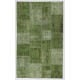 152x245 cm Green Color Patchwork Rug