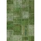 152x245 cm Green Color Patchwork Rug