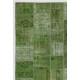 152x245 cm Green Color Patchwork Rug
