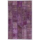 152x245 cm Shades of Purple Lavender Lilac Orchid Colors Patchwork Rug