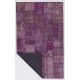 152x245 cm Shades of Purple Lavender Lilac Orchid Colors Patchwork Rug