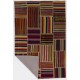 155x235 cm Multicolor PATCHWORK Rug Handmade from Natural Vintage Turkish Carpets Flatwoven Kilims