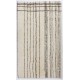Ivory color MOROCCAN Berber Beni Ourain Design Rug with Brown lines, HANDMADE, 100% Wool
