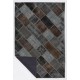 200x300 cm ( 6.6 x 9.10 Ft. ) Gray, Brown, Black color Patchwork Rug