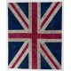 245x305 cm British Flag Union Jack Design Multicolor PATCHWORK RUG 