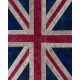 245x305 cm British Flag Union Jack Design Multicolor PATCHWORK RUG 
