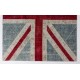 245x305 cm British FLAG Union Jack Design Patchwork Rug, Faded colors
