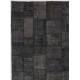 9' x 12' (275x365 cm) GRAY Color PATCHWORK Rug