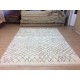 8' x 10' MOROCCAN Berber Beni Ourain Design Rug with Gray Patterns, HANDMADE, 100% Wool