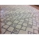 8' x 10' MOROCCAN Berber Beni Ourain Design Rug with Gray Patterns, HANDMADE, 100% Wool