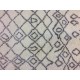 8' x 10' MOROCCAN Berber Beni Ourain Design Rug with Gray Patterns, HANDMADE, 100% Wool