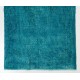 Teal Over-Dyed Vintage Handmade Turkish Rug. 4 x 7.2 Ft (120 x 217 cm)