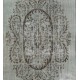 Pastel Blue Overdyed Vintage Hand-Knotted Turkish Area Rug, Ideal for Modern Home & Office Decor. 6.3 x 9.4 Ft (192 x 285 cm)