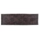 Authentic Handmade Vintage Turkish Runner Rug Overdyed in Gray Color. 4.6 x 14.2 Ft (138 x 430 cm)