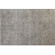 Gray Over-Dyed Rug for Contemporary Interiors. Hand-Knotted Vintage Turkish Carpet. 4.8 x 9.3 Ft (146 x 282 cm)