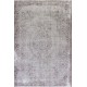Gray Over-Dyed Rug for Modern Interiors. Handmade Vintage Turkish Carpet. 5 x 8.6 Ft (153 x 260 cm)
