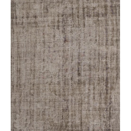 Distressed Gray Over-Dyed Rug for Modern Interiors. Handmade Vintage Turkish Carpet. 6 x 8.5 Ft (180 x 258 cm)