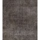 Gray Over-Dyed Rug for Modern Interiors. Mid-Century Vintage Turkish Carpet. 6 x 9 Ft (181 x 274 cm)
