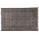 Gray Over-Dyed Rug for Modern Interiors. Mid-Century Vintage Turkish Carpet. 6 x 9.5 Ft (185 x 288 cm)