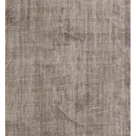 Gray Over-Dyed Rug for Modern Interiors. Handmade Vintage Turkish Carpet. 6.3 x 10 Ft (189 x 303 cm)