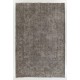 Gray Over-Dyed Rug for Modern Interiors. Handmade Vintage Turkish Carpet. 6.5 x 9.8 Ft (197 x 297 cm)