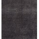 Charcoal Gray Over-Dyed Rug for Contemporary Interiors. Hand-Knotted Vintage Turkish Carpet. 6.7 x 9.8 Ft (204 x 297 cm)