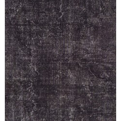 Gray Over-Dyed Rug for Contemporary Interiors. Hand-Knotted Vintage Turkish Carpet. 6.8 x 9.9 Ft (205 x 300 cm)
