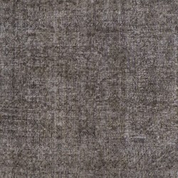 Gray Over-Dyed Rug for Contemporary Interiors. Hand-Knotted Vintage Turkish Carpet. 7 x 10.5 Ft (215 x 320 cm)