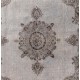 Gray Over-Dyed Rug for Contemporary Interiors. Hand-Knotted Vintage Turkish Carpet. 8.4 x 11.8 Ft (255 x 358 cm)
