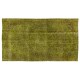 Light Green Overdyed Rug for Modern Home & Office. Hand-Knotted Vintage Turkish Carpet. 5.3 x 9.2 Ft (160 x 280 cm)