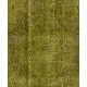 Light Green Overdyed Rug for Modern Home & Office. Hand-Knotted Vintage Turkish Carpet. 5.3 x 9.2 Ft (160 x 280 cm)