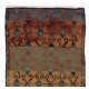 Double Sided Vintage Handmade Kilim from Turkey, Geometric Pattern Wool Rug. 3.5 x 6.2 Ft (105 x 187 cm)
