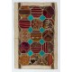 Handmade Turkish Patchwork Carpet Made from Vintage Village Kilim Rugs. 3.7 x 5.6 Ft (110 x 170 cm)