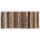 Vintage Striped Wool Kilim from Turkey. Handmade Double Sided Hallway Runner. 4.3 x 9.4 Ft (129 x 285 cm)