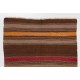 HandWoven Vintage Turkish Kilim Made of 100% Wool. 4.3 x 5.8 Ft (131 x 176 cm)